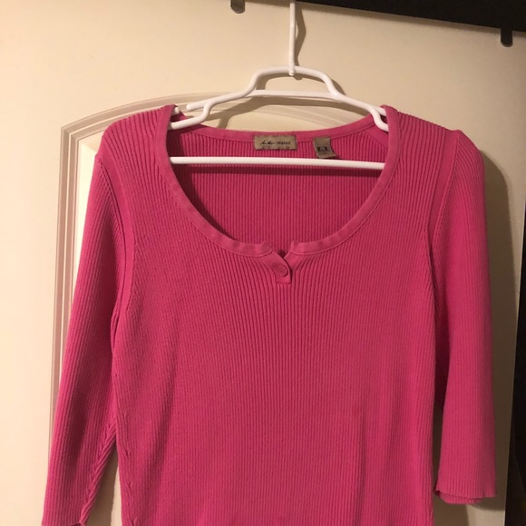 Sweaters - Pink 3/4 sleeve sweater